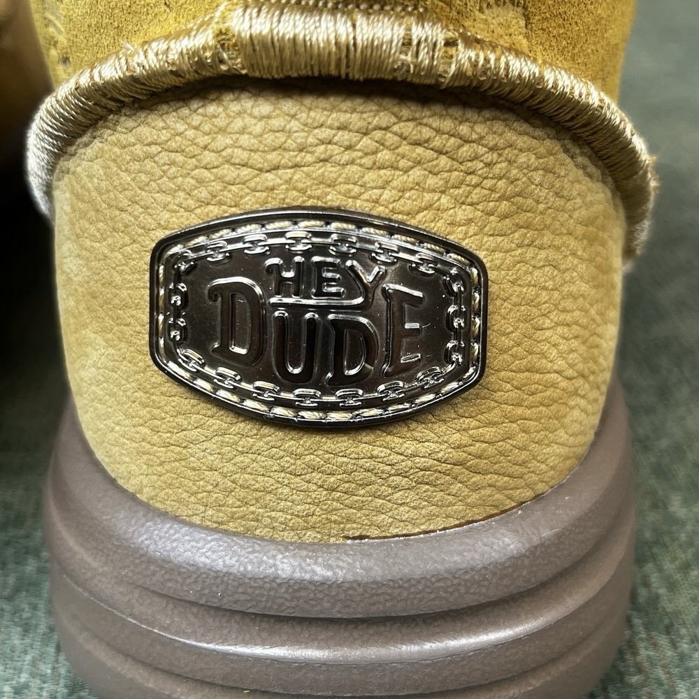 Size 11-Jelly Roll Hey Dude Suede Bradley Boot Tan Skull Print Brand New - Picture 5 of 14